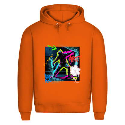 Herren Premium Bio Hoodie Graffiti Guy