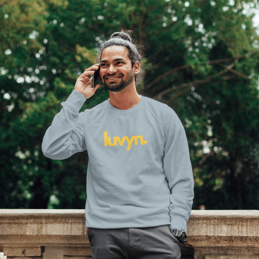 Herren Premium Bio Sweatshirt LUVYN DAISY