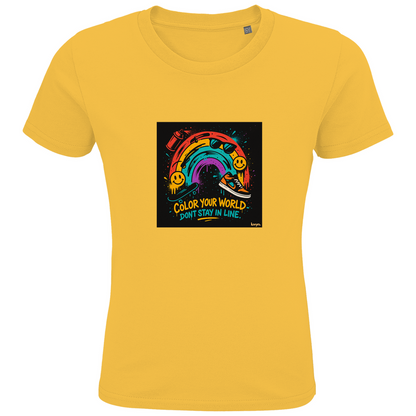 Kids Premium Bio T-Shirt Color Your World