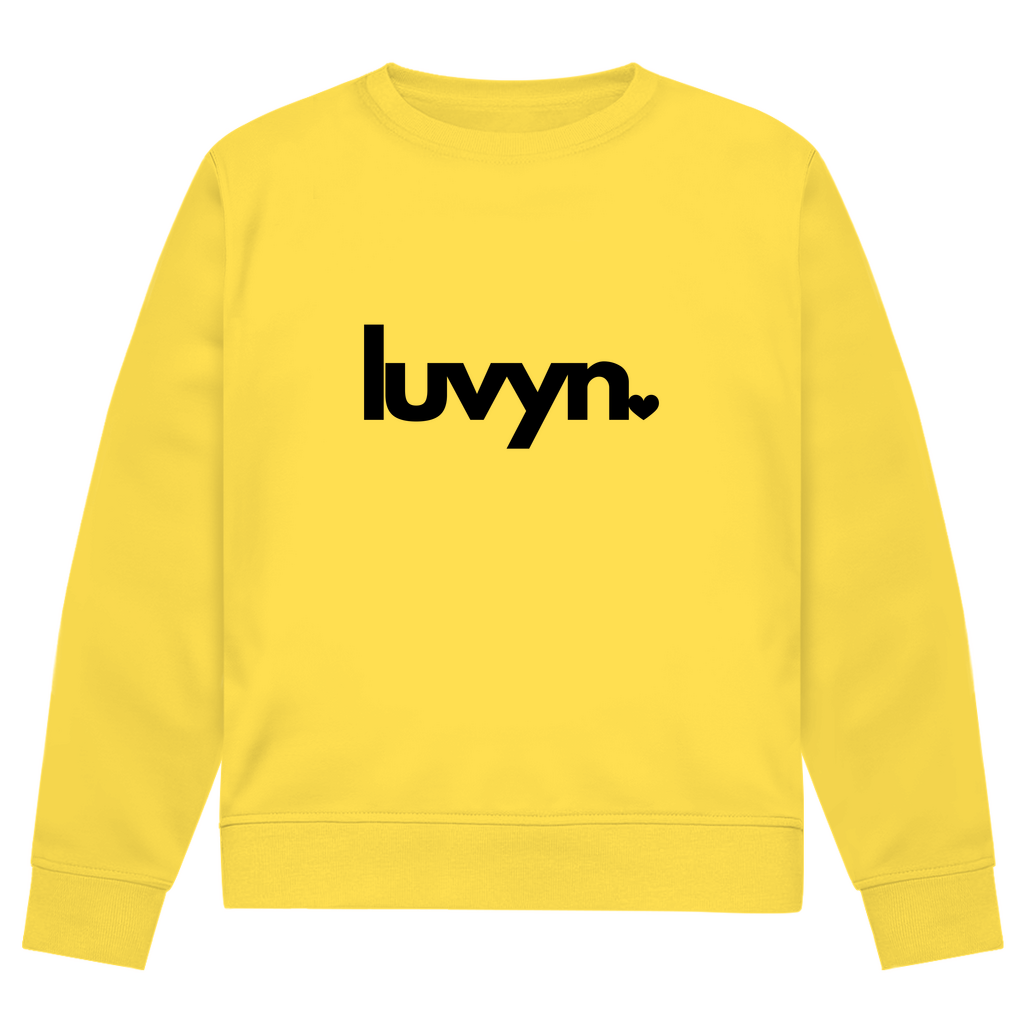 Herren Premium Bio Sweatshirt LUVYN BLACK