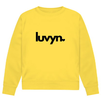 Herren Premium Bio Sweatshirt LUVYN BLACK