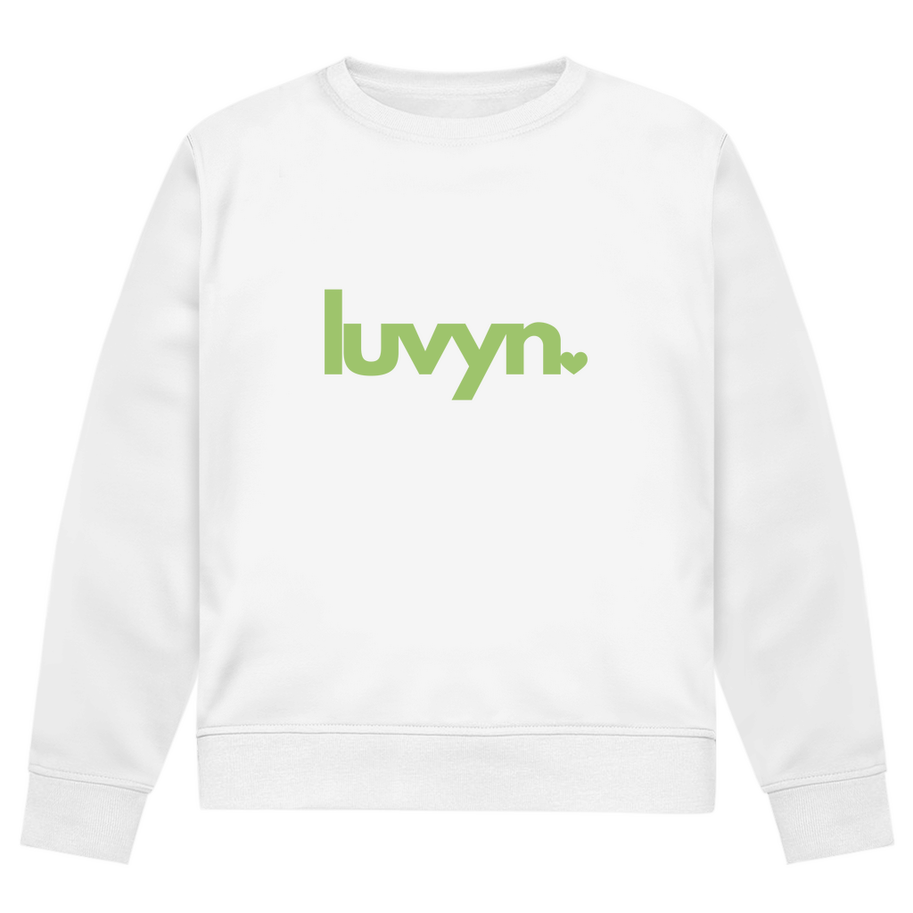 Herren Premium Bio Sweatshirt LUVYN LIME