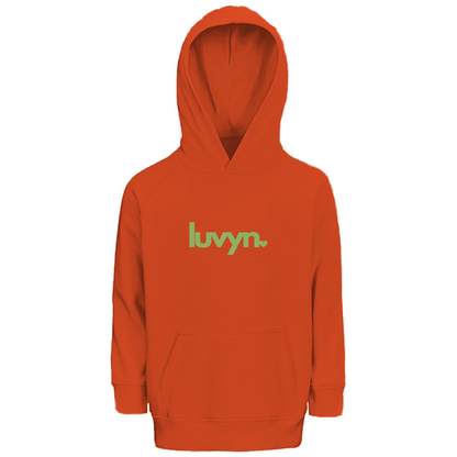 Kinder Premium Bio Hoodie LUVYN LIME