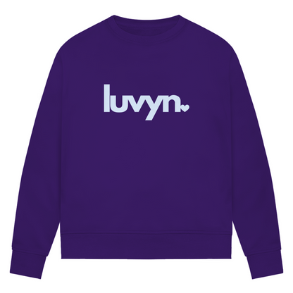 Damen Premium Bio Sweatshirt LUVYN BLUE