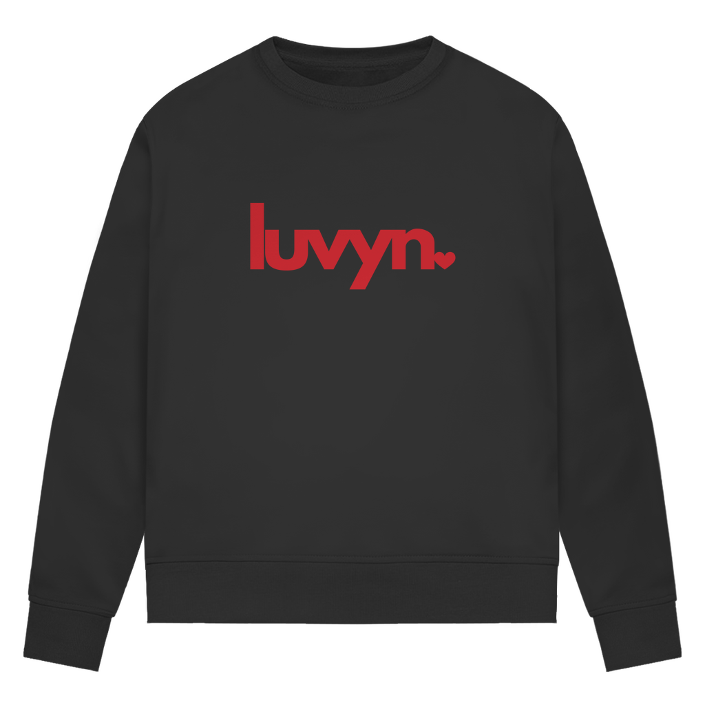 Damen Premium Bio Sweatshirt LUVYN RED