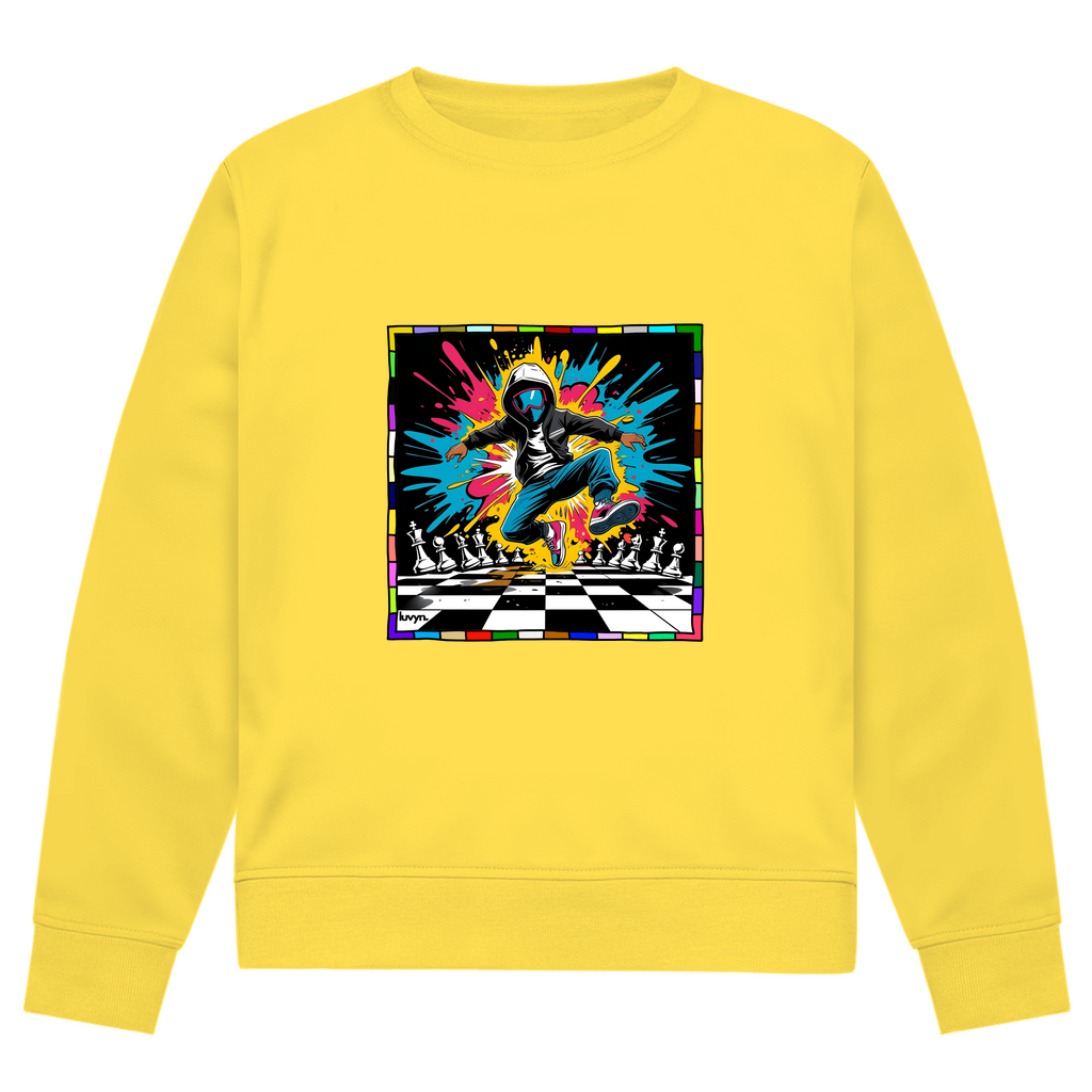 Herren Premium Bio Sweatshirt Chess Splash