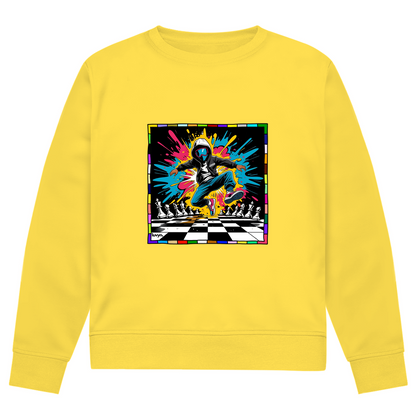 Herren Premium Bio Sweatshirt Chess Splash