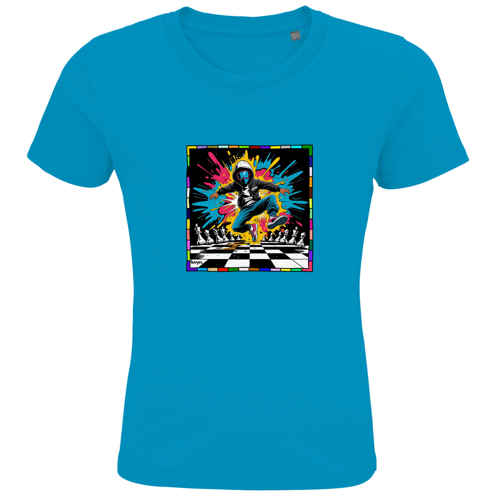 Kids Premium Bio T-Shirt Chess Splash