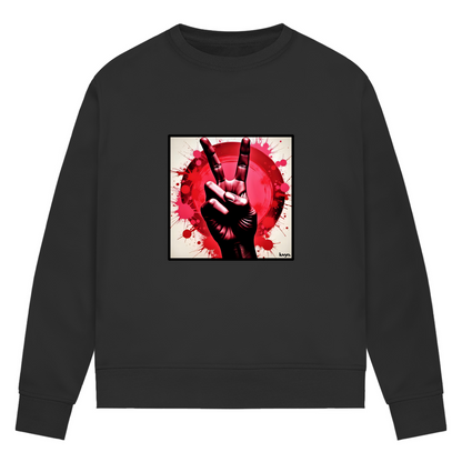 Damen Premium Bio Sweatshirt Piece of Peace
