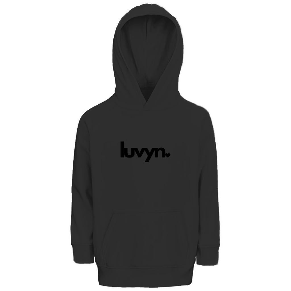Kinder Premium Bio Hoodie LUVYN BLACK