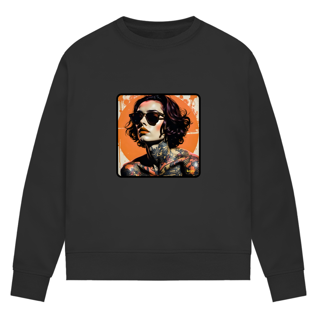 Damen Premium Bio Sweatshirt Inkfluence