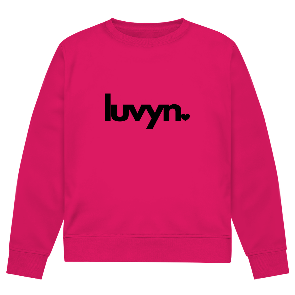 Herren Premium Bio Sweatshirt LUVYN BLACK