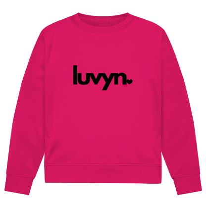 Herren Premium Bio Sweatshirt LUVYN BLACK