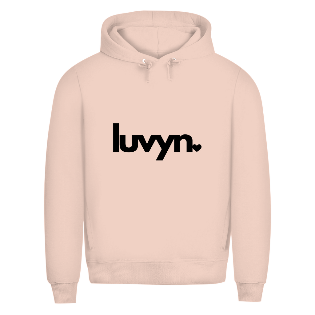 Herren Premium Bio Hoodie LUVYN BLACK