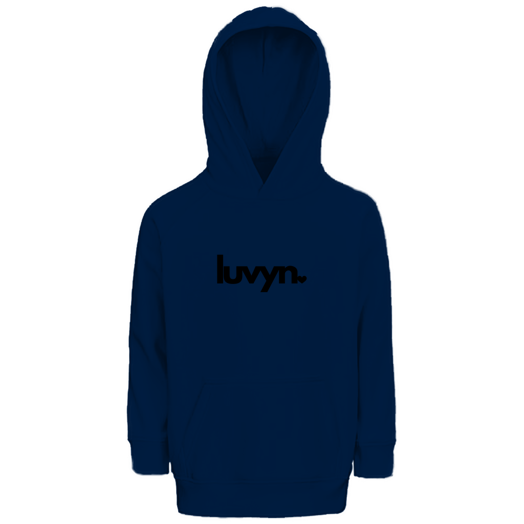 Kinder Premium Bio Hoodie LUVYN BLACK