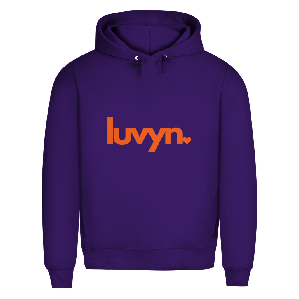 Herren Premium Bio Hoodie LUVYN ORANGE