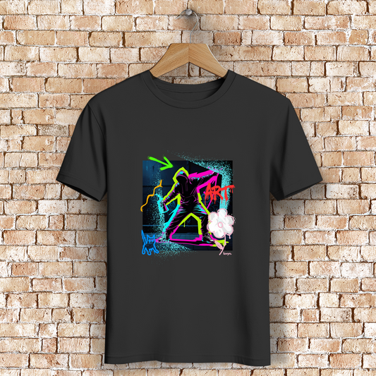 Herren Premium Bio T-Shirt Graffiti Guy