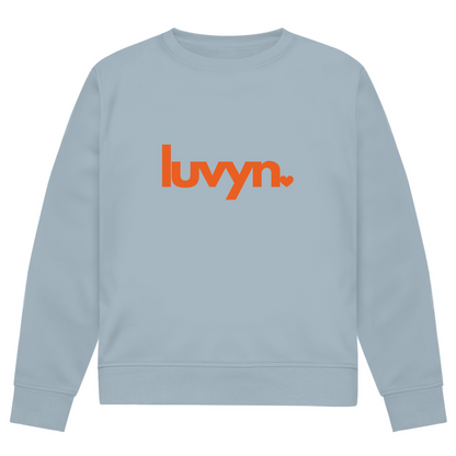 Herren Premium Bio Sweatshirt LUVYN ORANGE