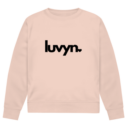 Herren Premium Bio Sweatshirt LUVYN BLACK