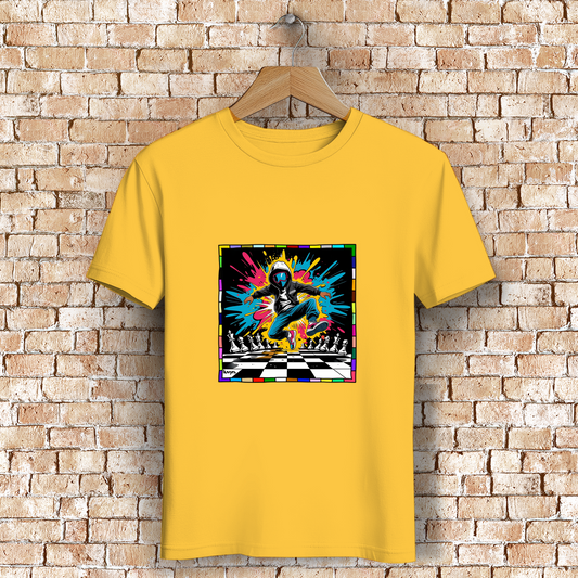 Herren Premium Bio T-Shirt Chess Splash