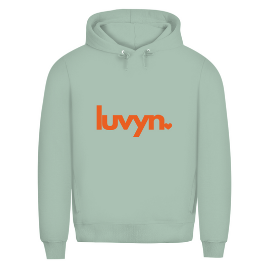 Herren Premium Bio Hoodie LUVYN ORANGE