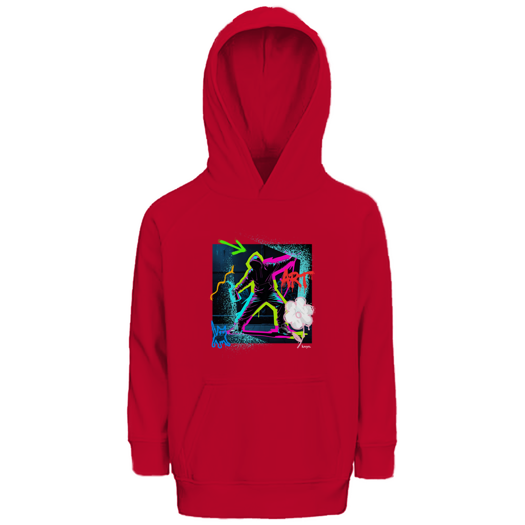 Kinder Premium Bio Hoodie Graffiti Guy