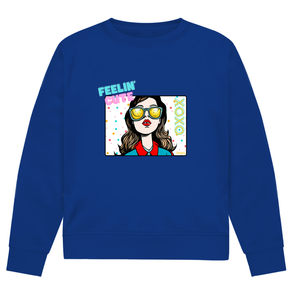 Herren Premium Bio Sweatshirt Feelin´Cute