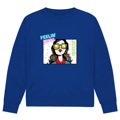 Herren Premium Bio Sweatshirt Feelin´Cute