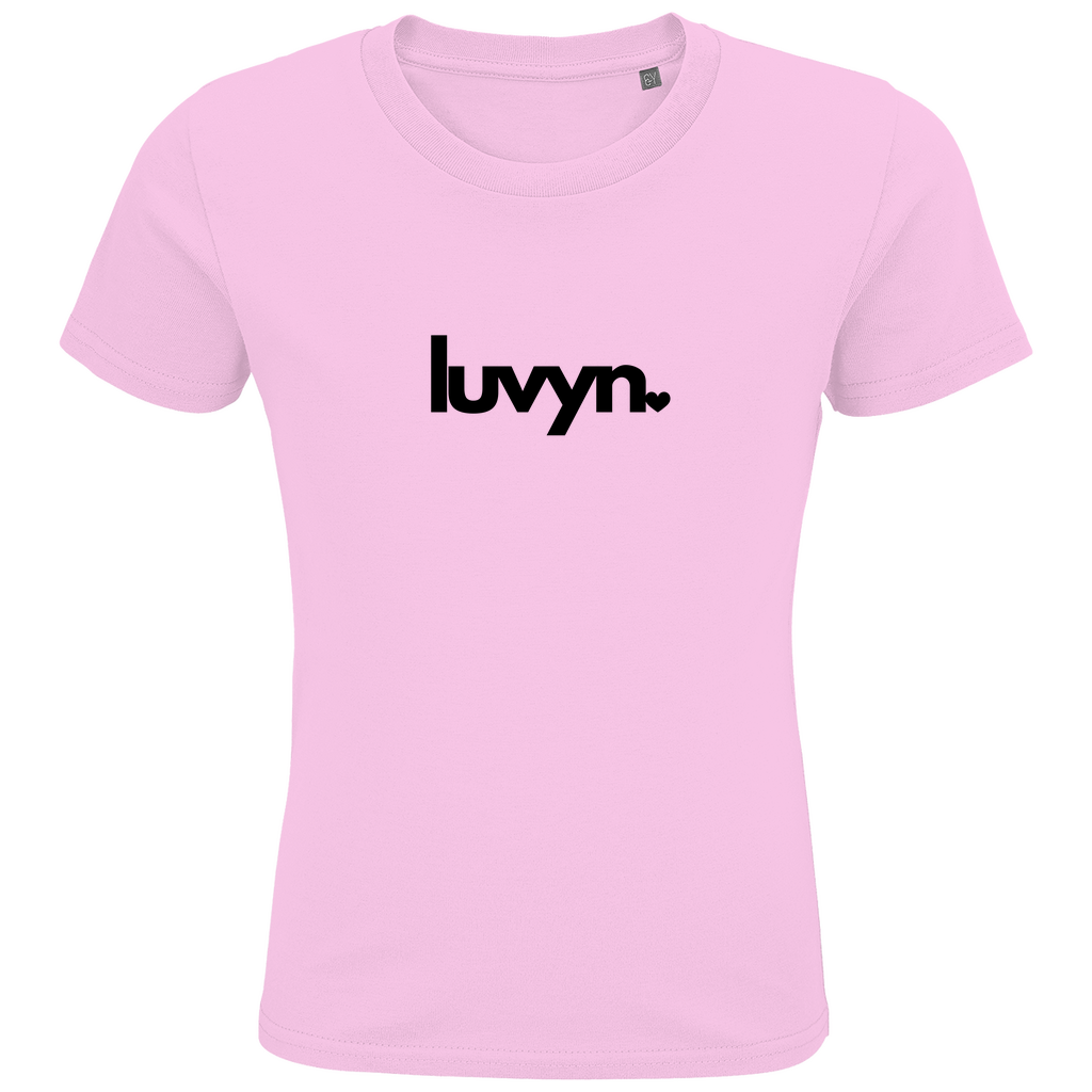 Kids Premium Bio T-Shirt LUVYN BLACK