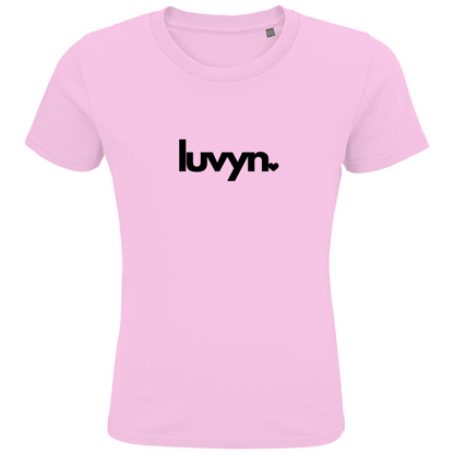 Kids Premium Bio T-Shirt LUVYN BLACK