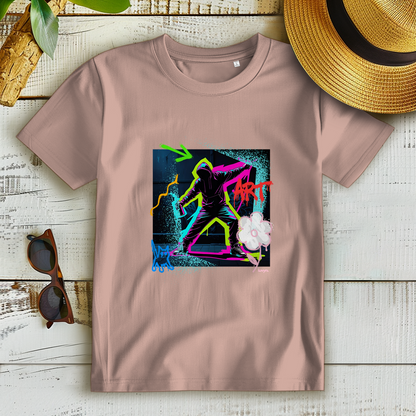 Damen Premium Bio T-Shirt Graffiti Guy