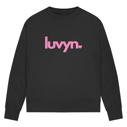 Damen Premium Bio Sweatshirt LUVYN PINK