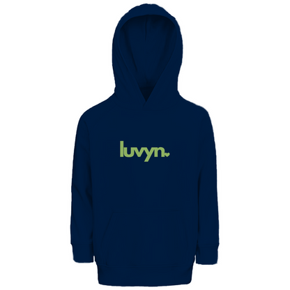 Kinder Premium Bio Hoodie LUVYN LIME