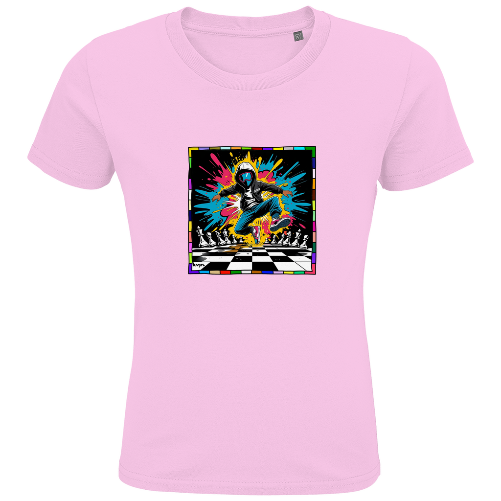 Kids Premium Bio T-Shirt Chess Splash