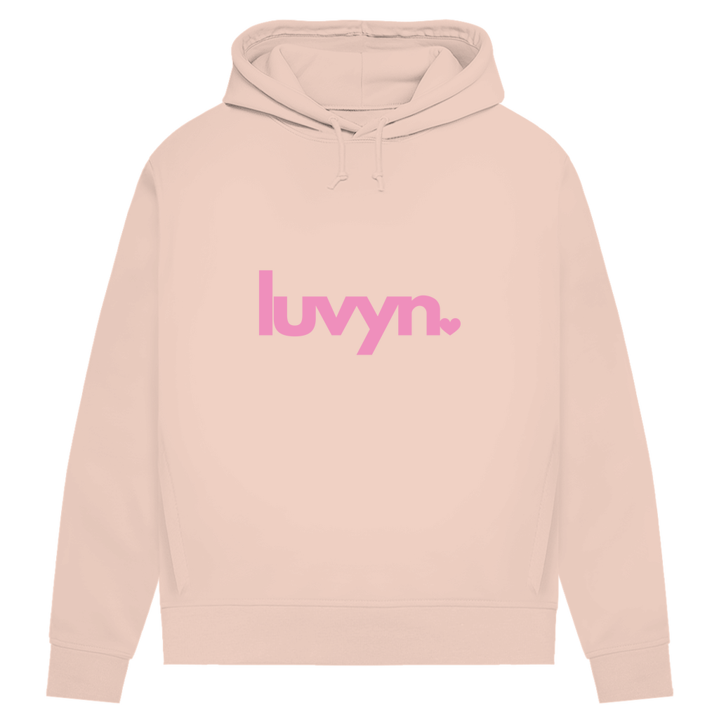 Damen Premium Bio Hoodie LUVYN PINK