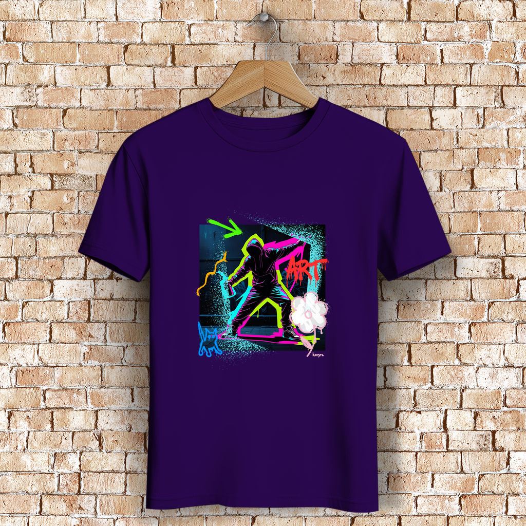 Herren Premium Bio T-Shirt Graffiti Guy