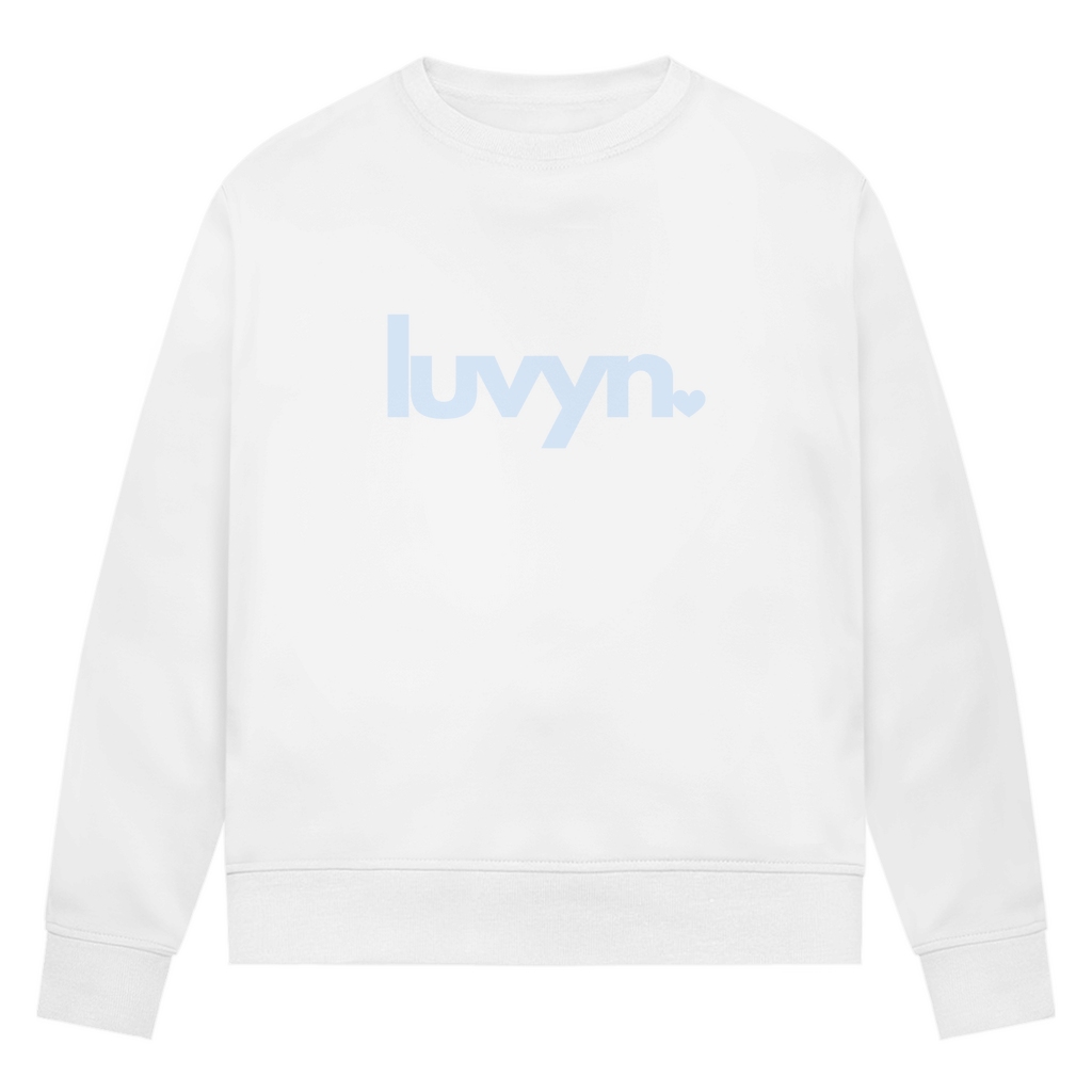 Damen Premium Bio Sweatshirt LUVYN BLUE