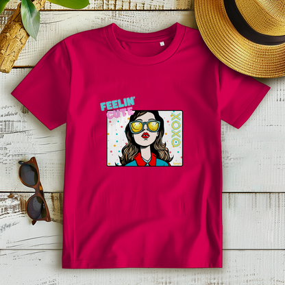 Damen Premium Bio T-Shirt Feelin´Cute