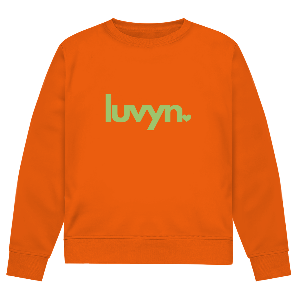 Herren Premium Bio Sweatshirt LUVYN LIME