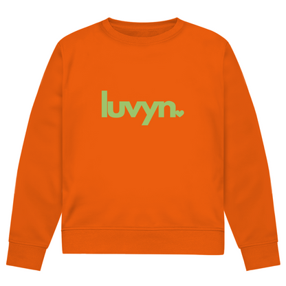 Herren Premium Bio Sweatshirt LUVYN LIME