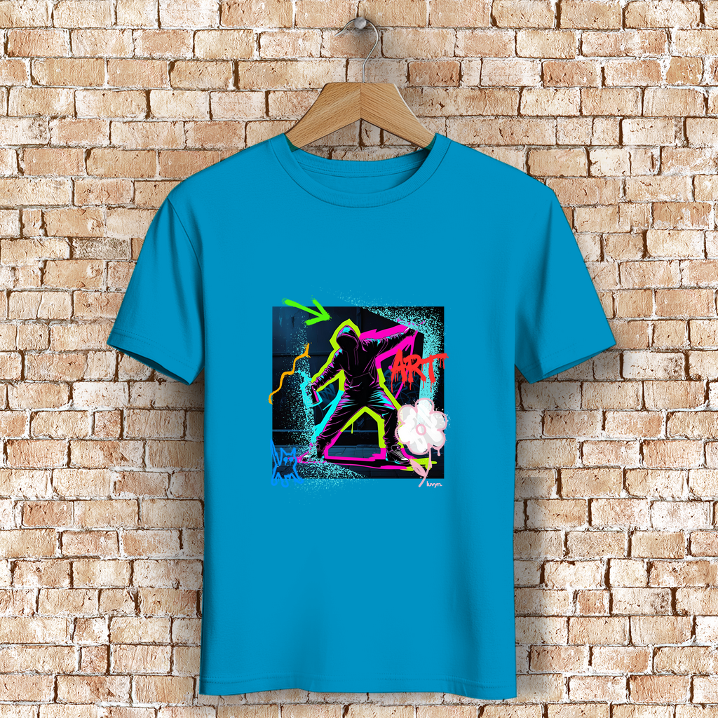 Herren Premium Bio T-Shirt Graffiti Guy