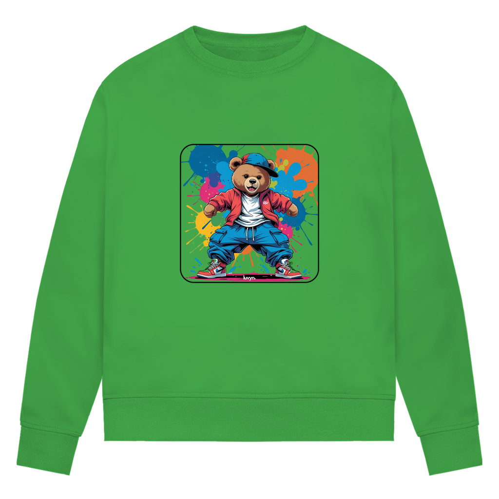 Damen Premium Bio Sweatshirt Baggybear