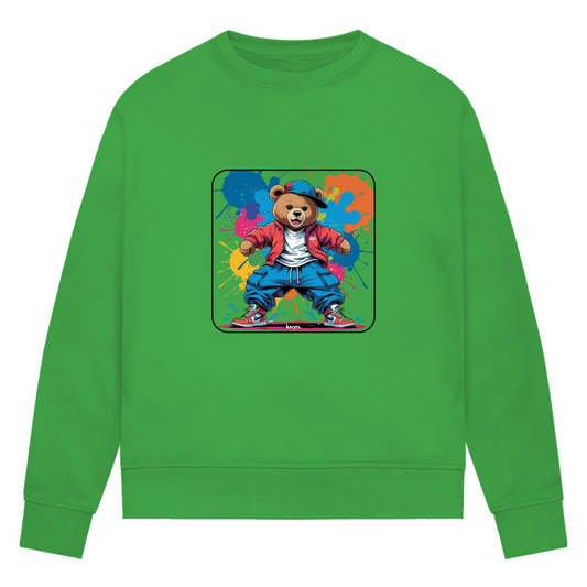 Damen Premium Bio Sweatshirt Baggybear