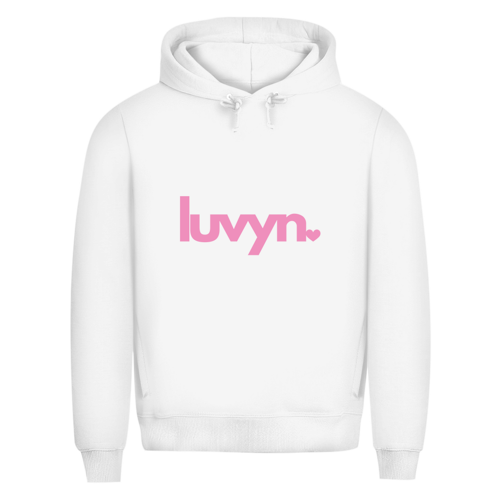 Herren Premium Bio Hoodie LUVYN PINK