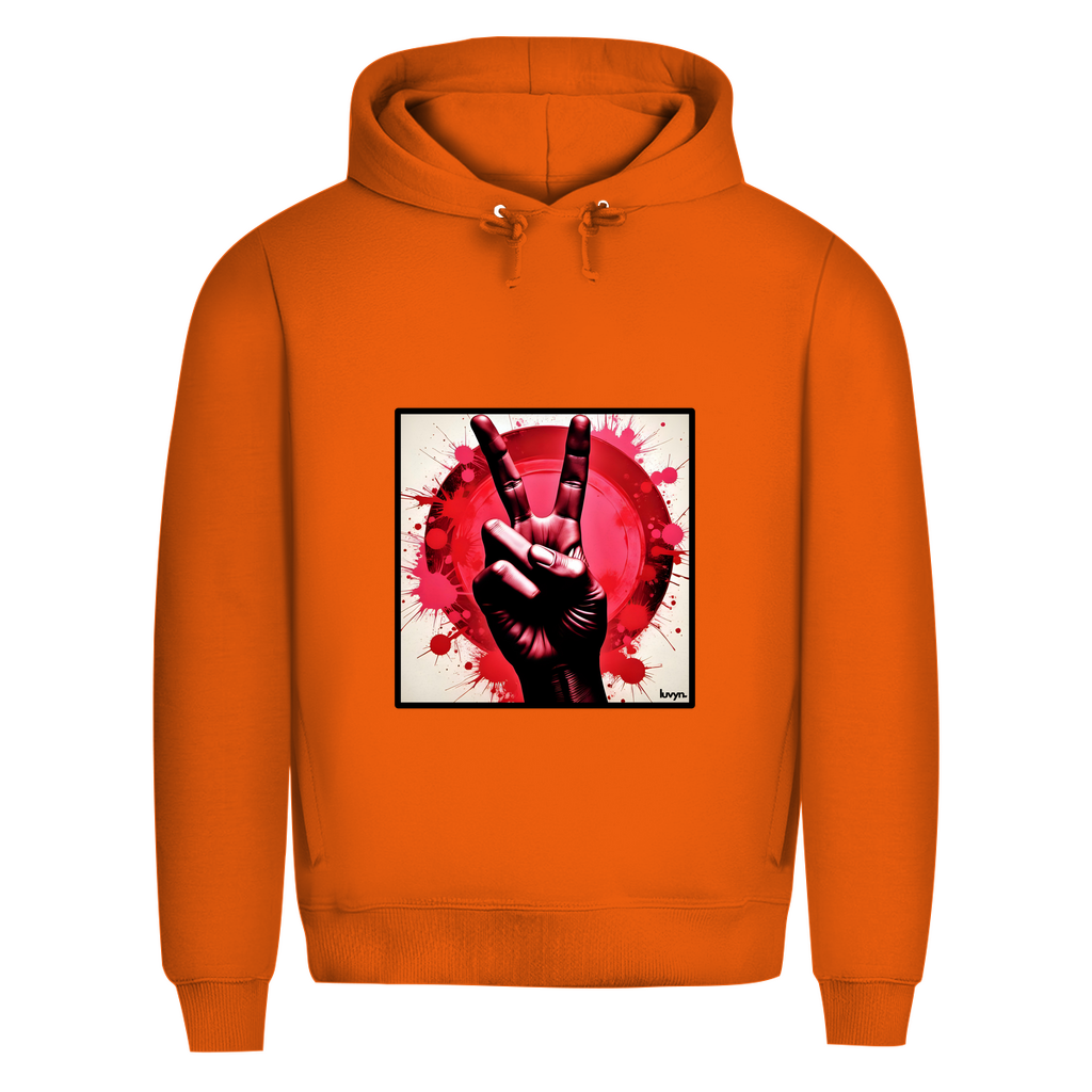 Herren Premium Bio Hoodie Piece of Peace