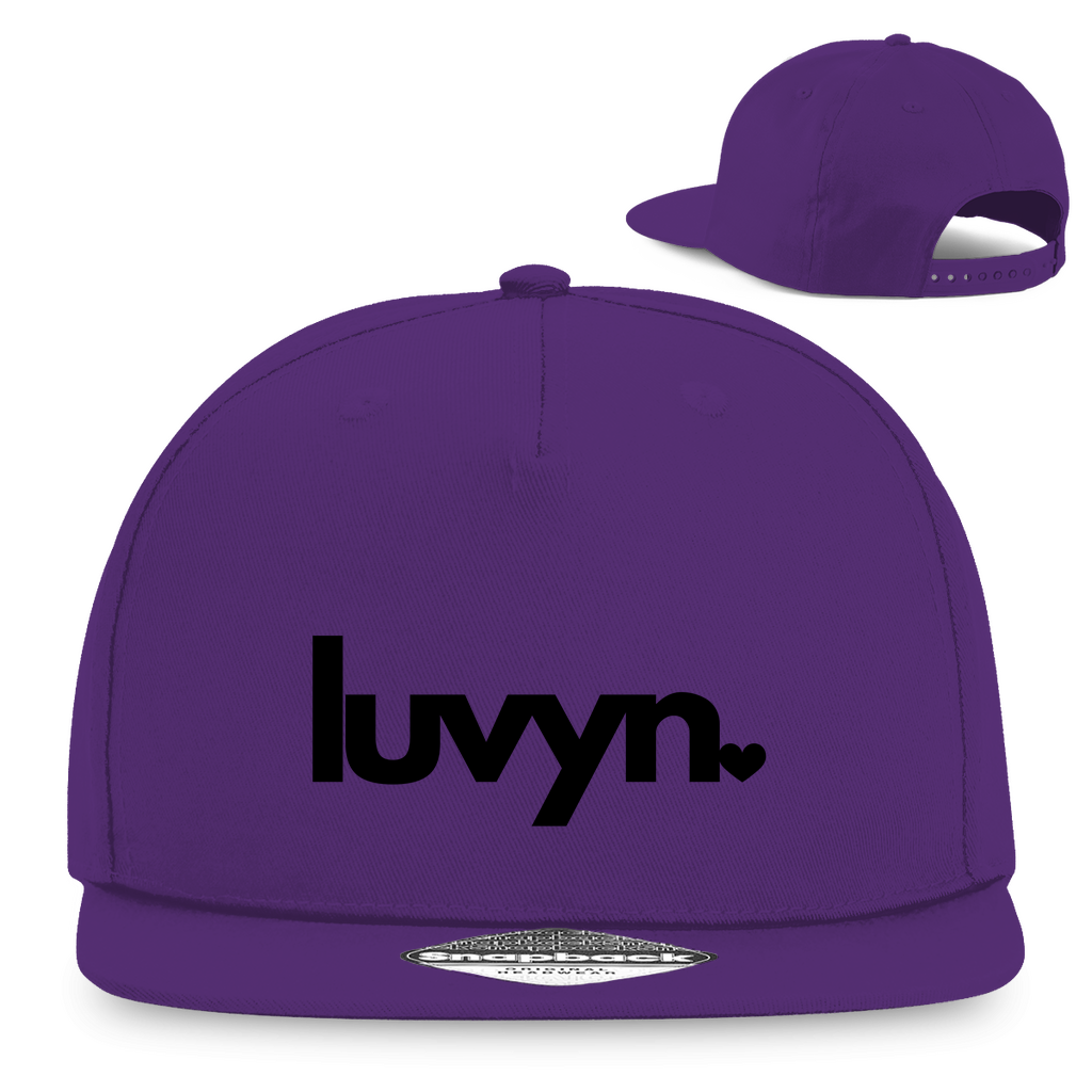Snapback Rapper Cap LUVYN BLACK