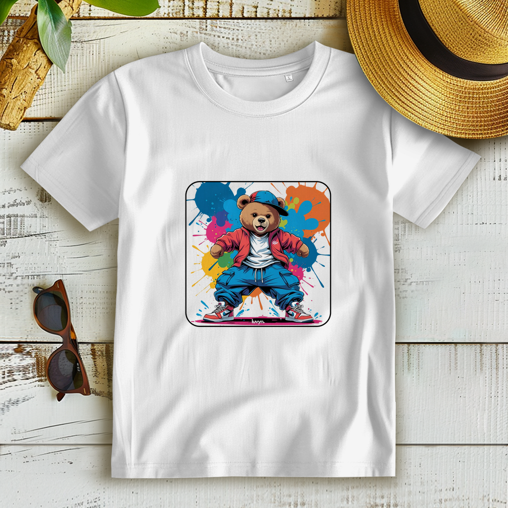 Damen Premium Bio T-Shirt Baggybear