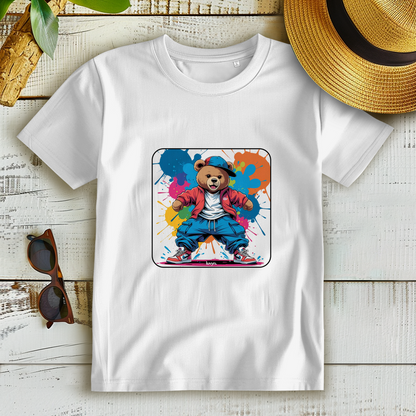 Damen Premium Bio T-Shirt Baggybear