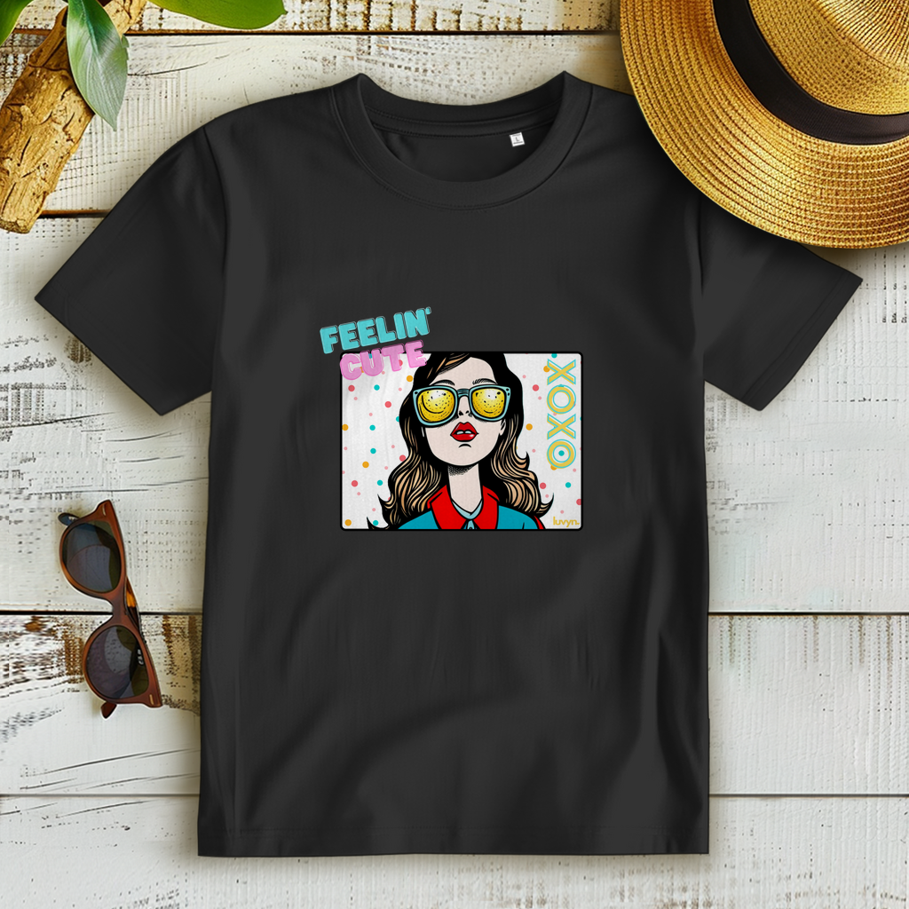 Damen Premium Bio T-Shirt Feelin´Cute