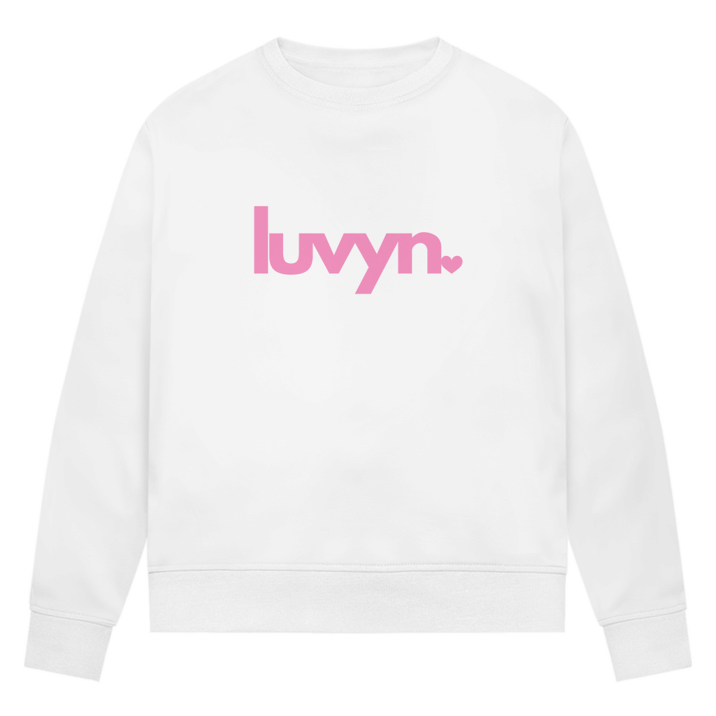 Damen Premium Bio Sweatshirt LUVYN PINK